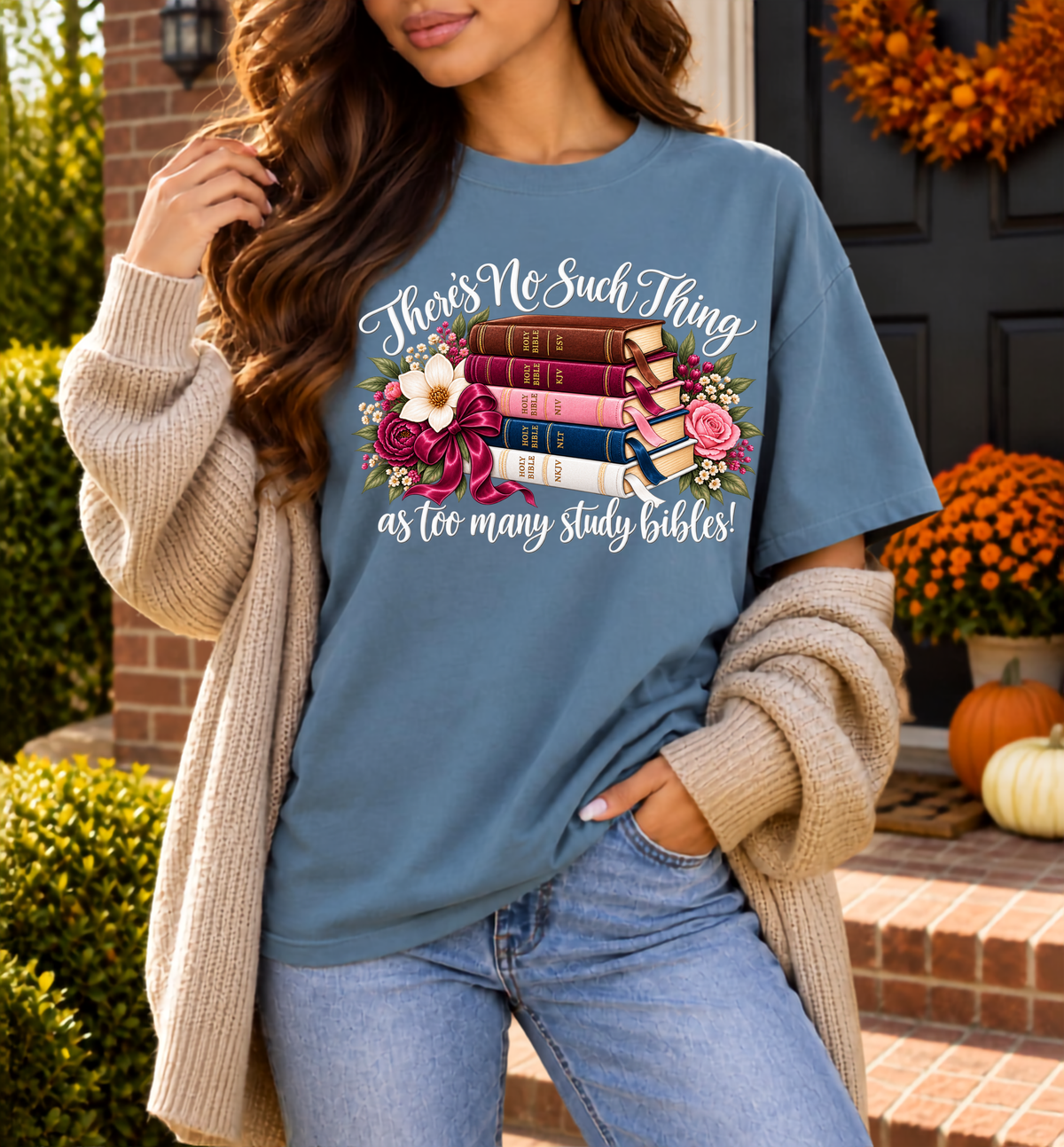 There’s No Such Thing as Too Many Study Bibles Comfort Colors® Christian T-Shirt