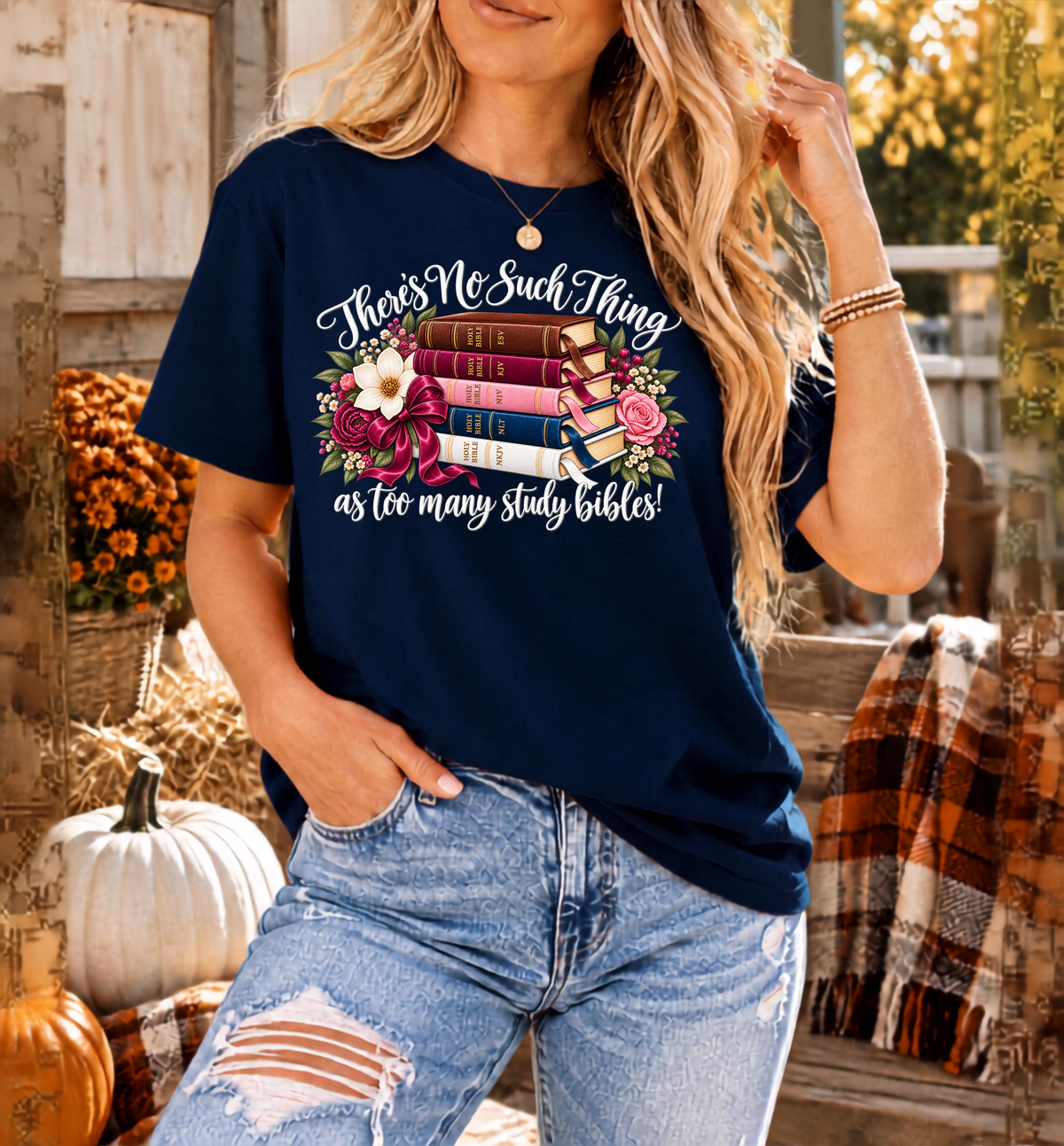 There’s No Such Thing as Too Many Study Bibles Comfort Colors® Christian T-Shirt