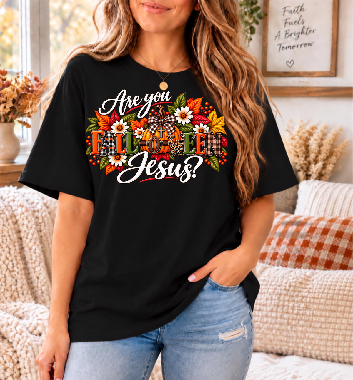 Are You FALL-O-WEEN Jesus? Comfort Colors® Christian Fall T-Shirt