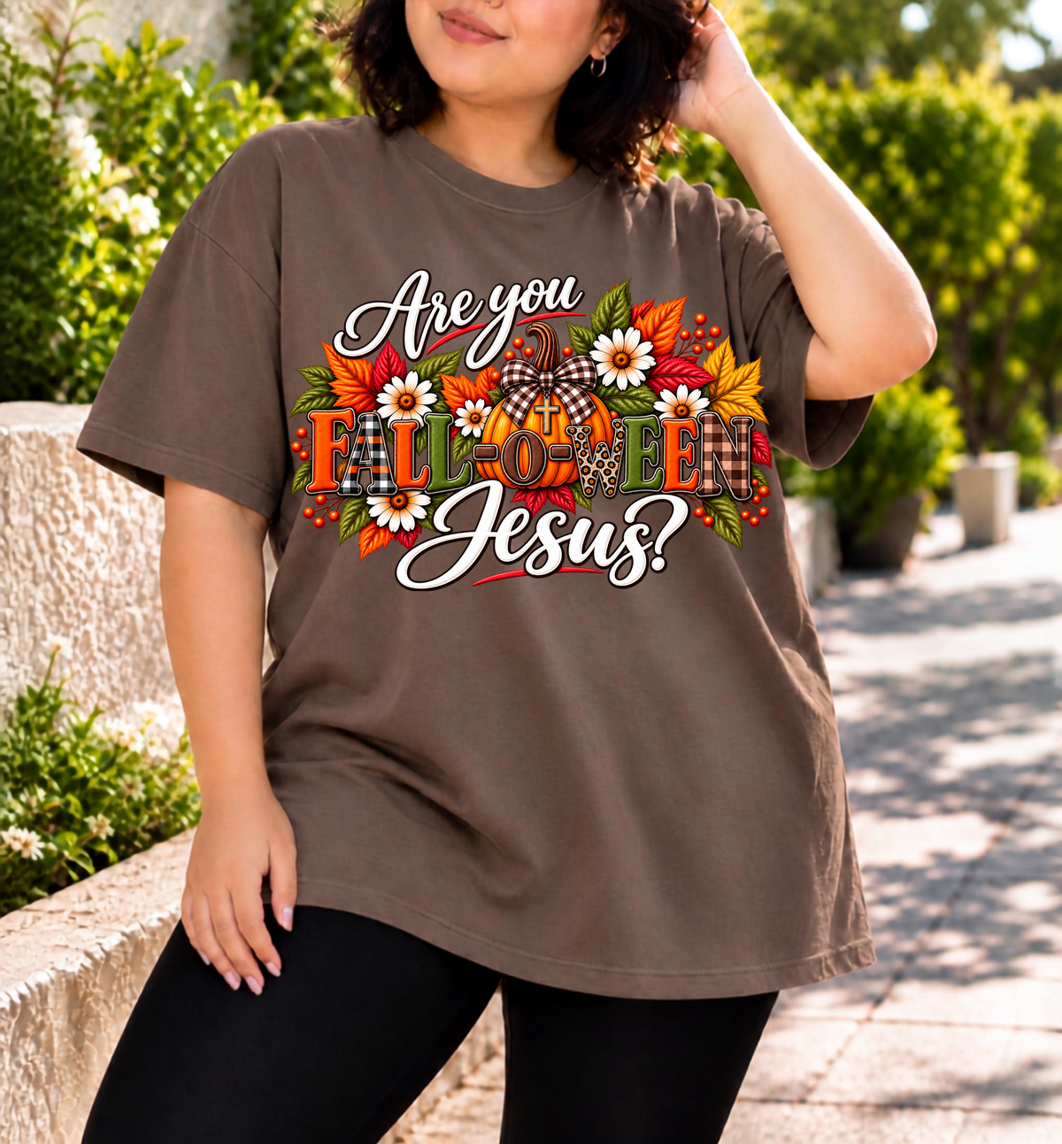 Are You FALL-O-WEEN Jesus? Comfort Colors® Christian Fall T-Shirt