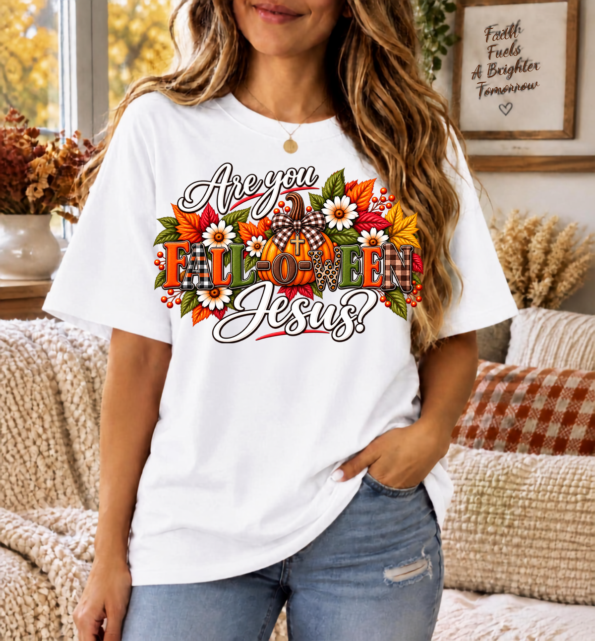 Are You FALL-O-WEEN Jesus? Comfort Colors® Christian Fall T-Shirt