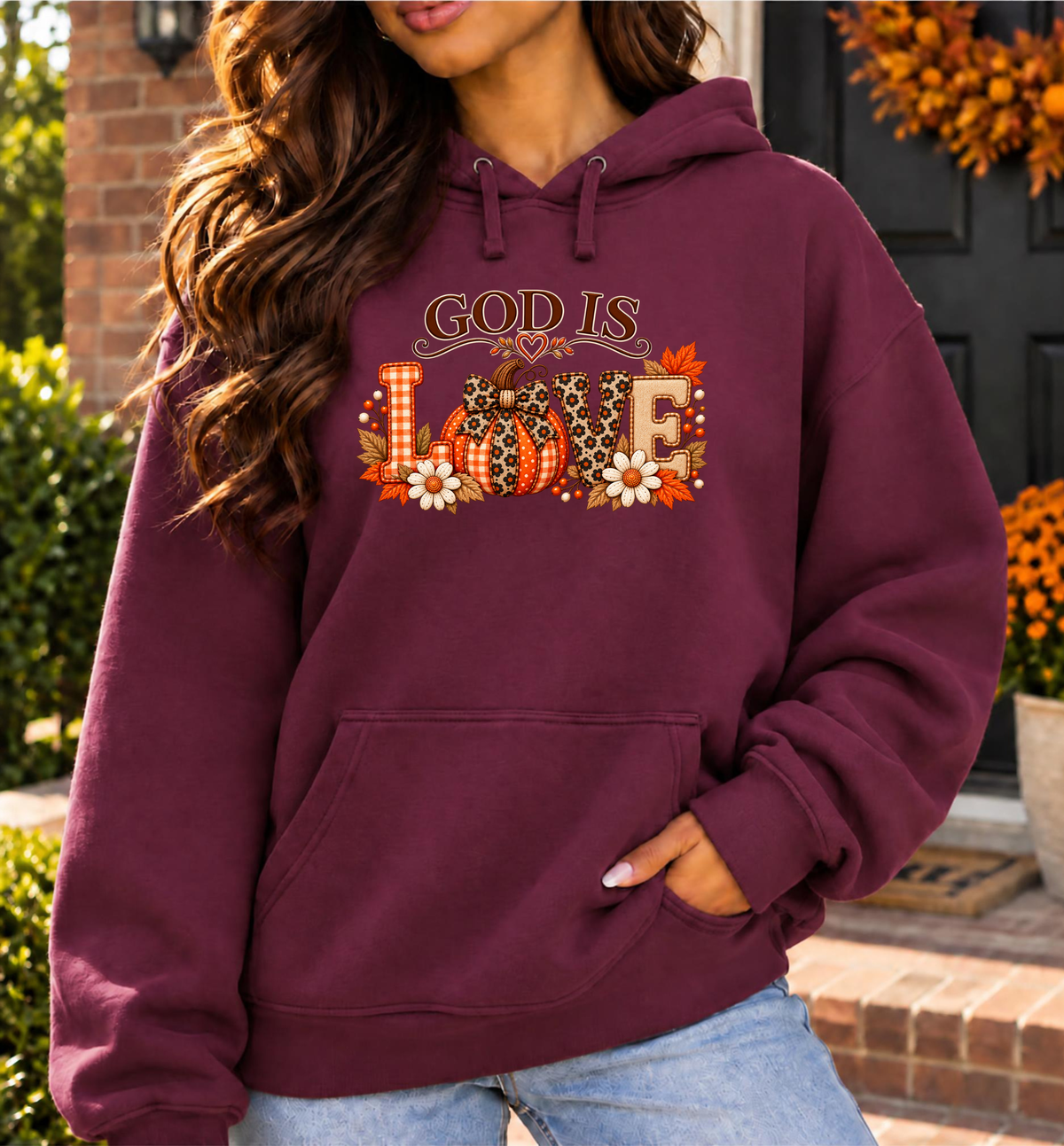 God Is Love Fall Hoodie