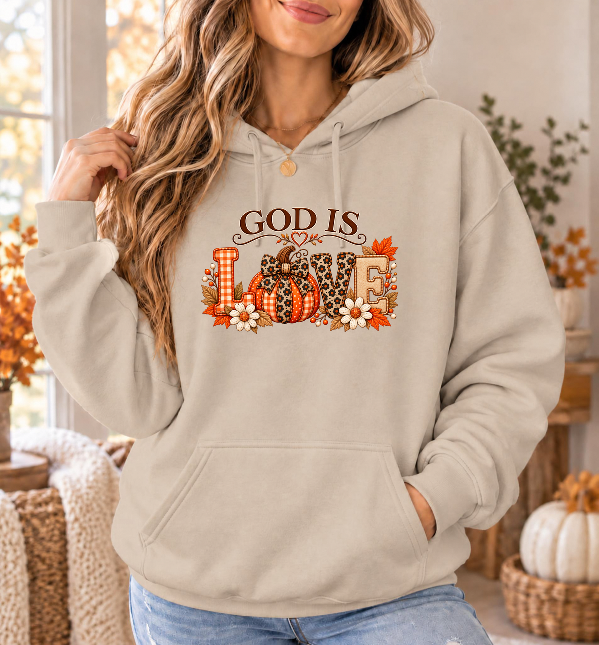 God Is Love Fall Hoodie